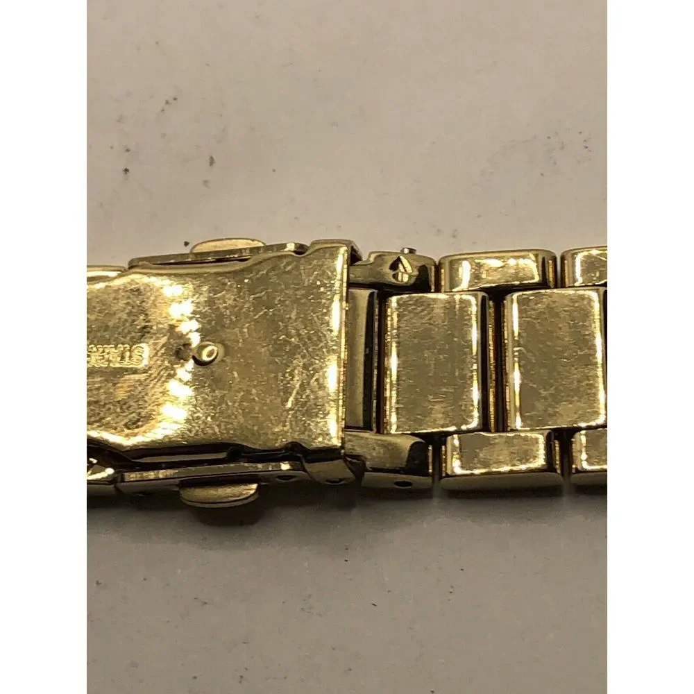Michael Kors Watch Parts Half Band Links Gold With Clasp 16mm GY34